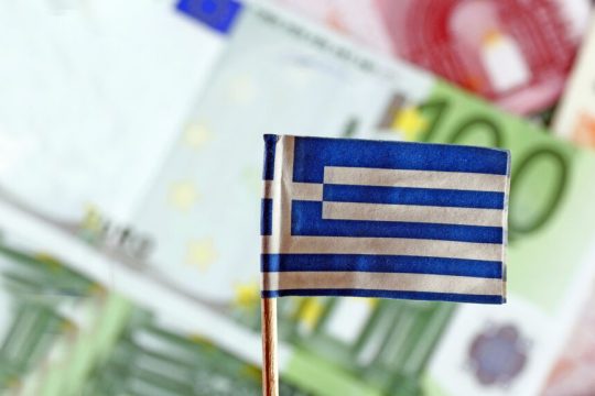 Ελληνική σημαία- ευρώ